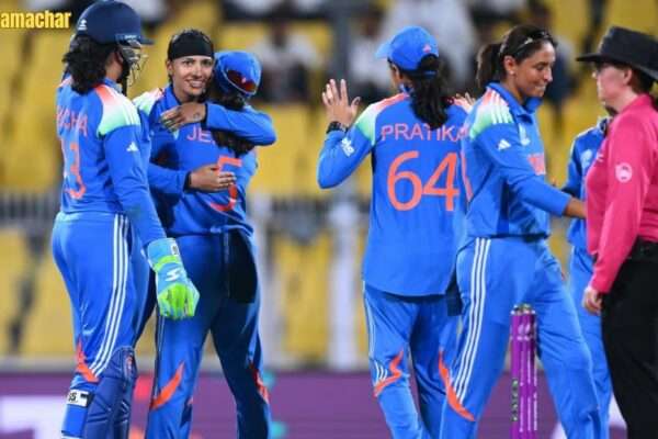 Ind W vs SL W ODI World Cup 2025 मैच में भारत ने श्रीलंका को 59 रनों से हराया