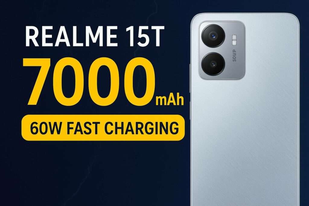 Realme 15T 5G smartphone price in India with launch offers"