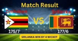 Zimbabwe vs Sri Lanka T20 2025 Match Result | Full Scorecard and Highlights
