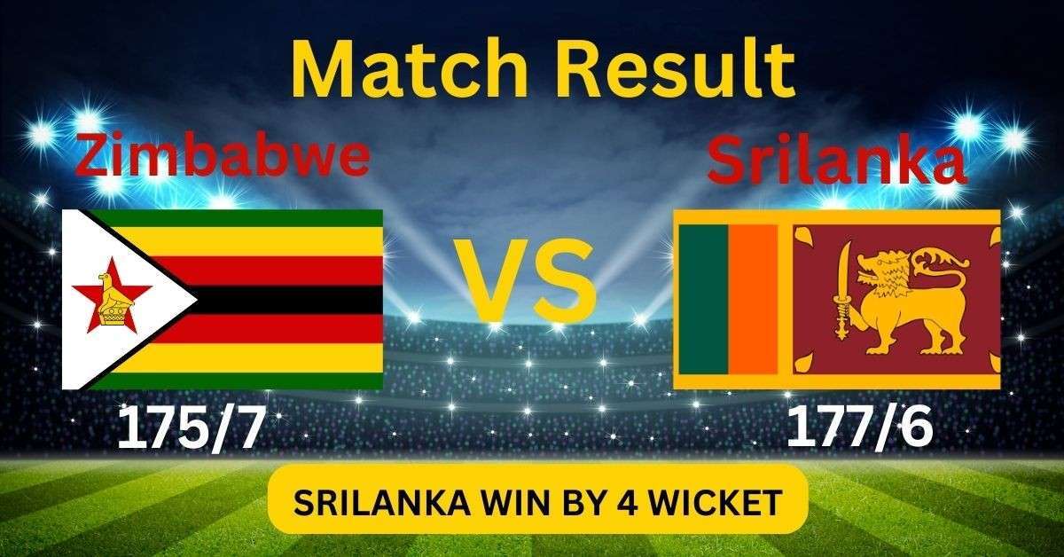 Zimbabwe vs Sri Lanka T20 2025 Match Result | Full Scorecard and Highlights