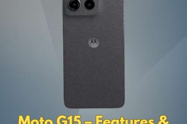 Moto G15 5G smartphone with 50MP camera and 5000mAh battery