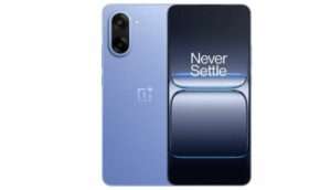 OnePlus Nord CE 5 5G smartphone with 6.77 inch AMOLED display, 7100mAh battery, and dual 50MP camera