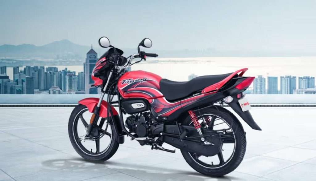 Hero Passion Plus 97.2 cc engine close-up