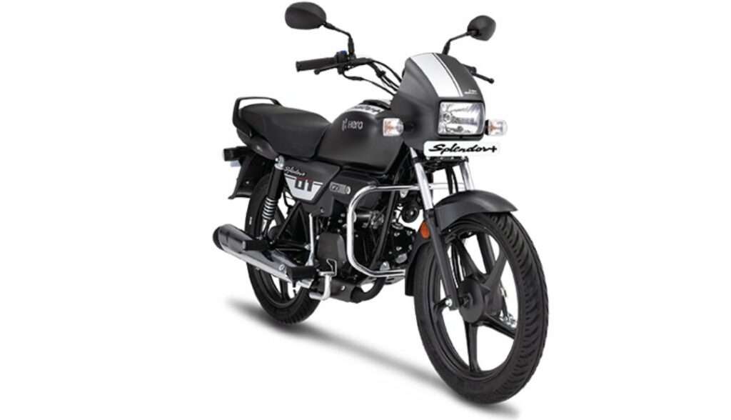 Hero Splendor Plus Front Side View