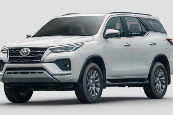 Toyota Fortuner 2025 front view with bold SUV design