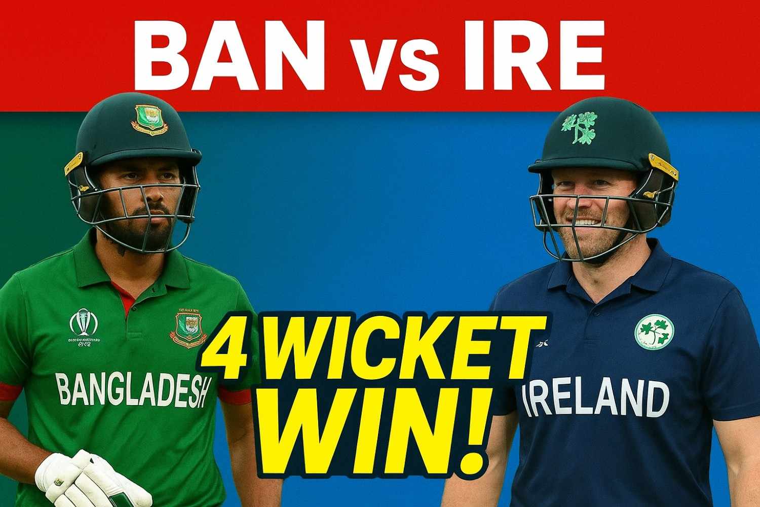 BAN VS IRE T20