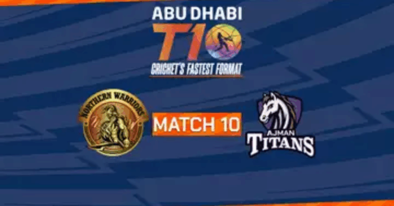 Ajman Titans vs Northern Warriors T10: