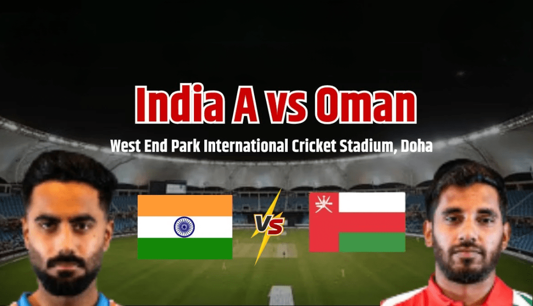 India A vs Oman