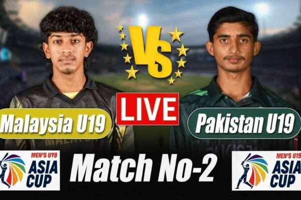 Pakistan U19 vs Malaysia U19 Match Hindi