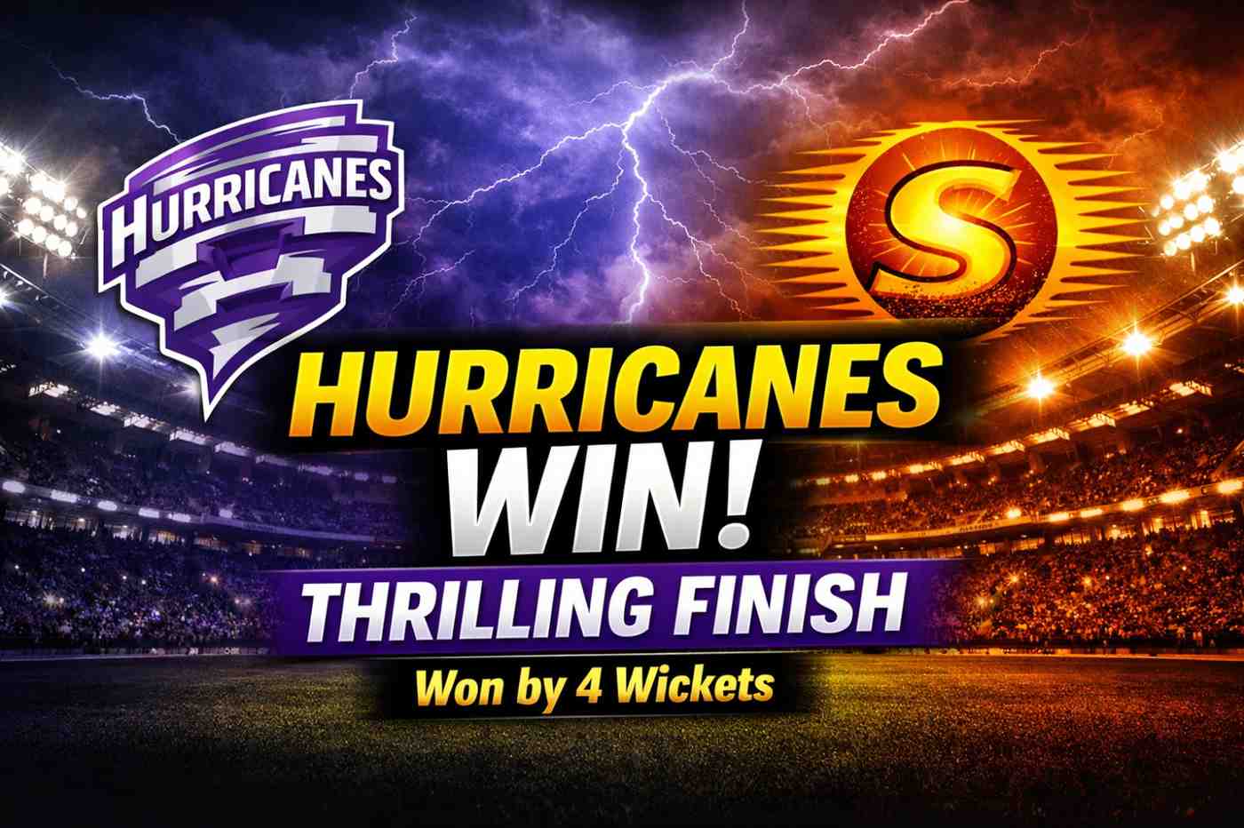 Hobart Hurricanes vs Perth Scorchers