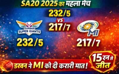 Durban Super Giants vs MI Cape Town SA20 2025