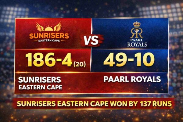Sunrisers Eastern Cape vs Paarl Royals Scorecard