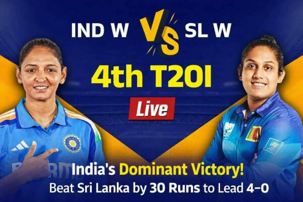 India Women vs Sri Lanka Women 4th t20