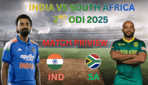 IND vs SA 2nd ODI 2025 Scorecard