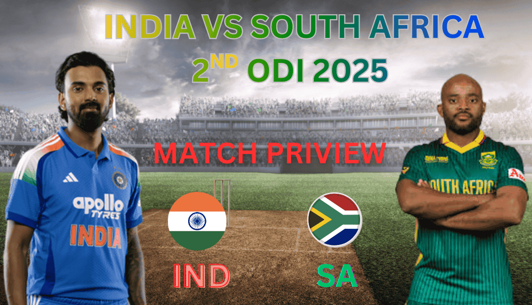 IND vs SA 2nd ODI 2025 Scorecard