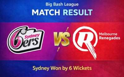 Sydney Sixers vs Melbourne Renegades