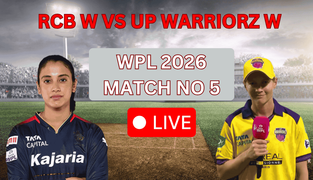 RCB Women vs UP Warriorz Women WPL 2026