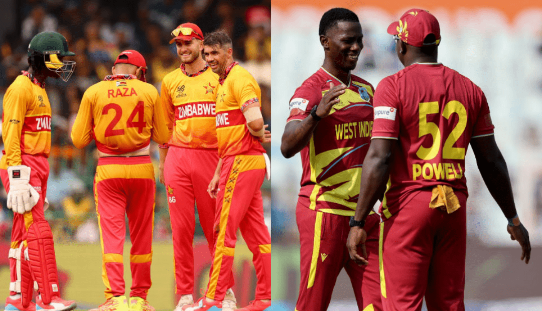 Wi vs Zim T20 Wc super 8 hindi