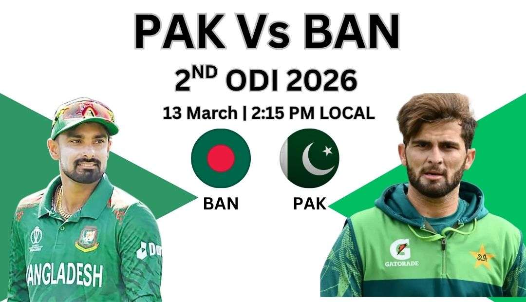 Pak vs ban 2nd odi 2026 highlight hindi