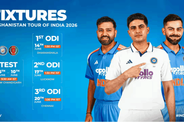 Afghanistan Tour of India 2026 Schedule