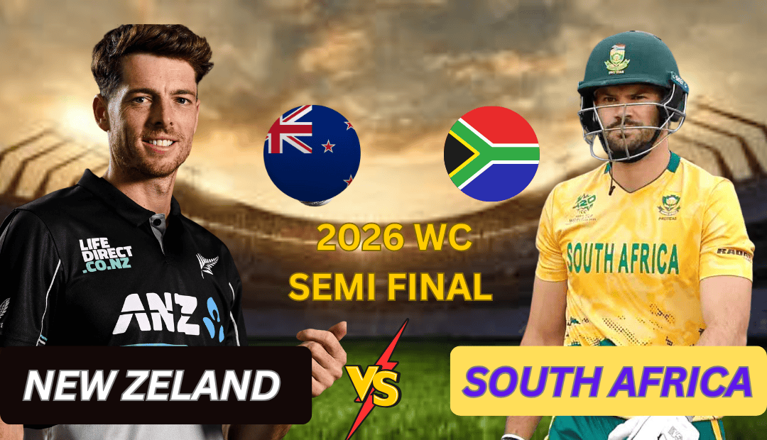 SA vs NZ 1st Semi Final 2026 T20 WC Hindi