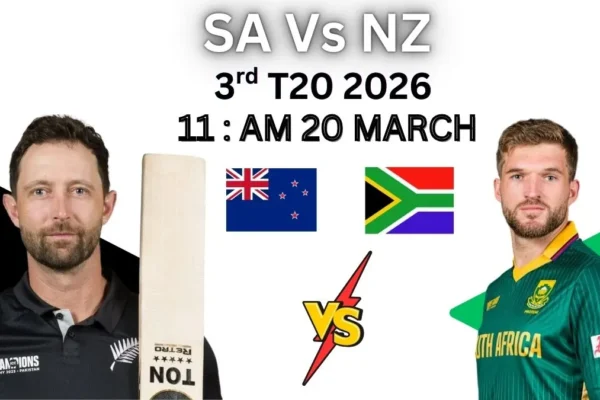 NZ VS SA 3rd T20 2026 HINDI