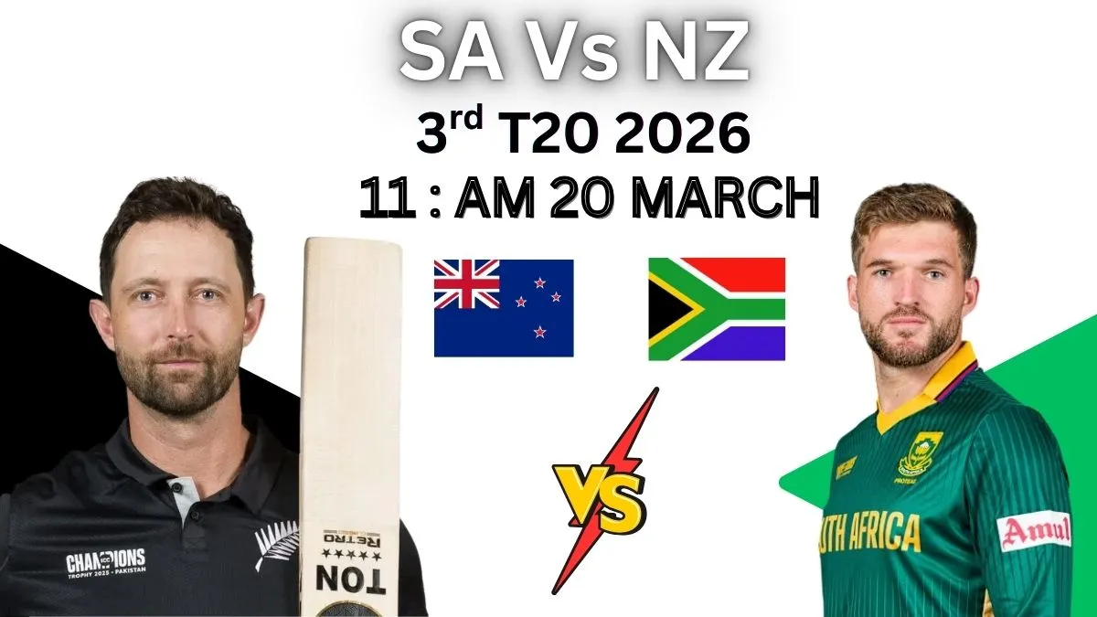 NZ VS SA 3rd T20 2026 HINDI