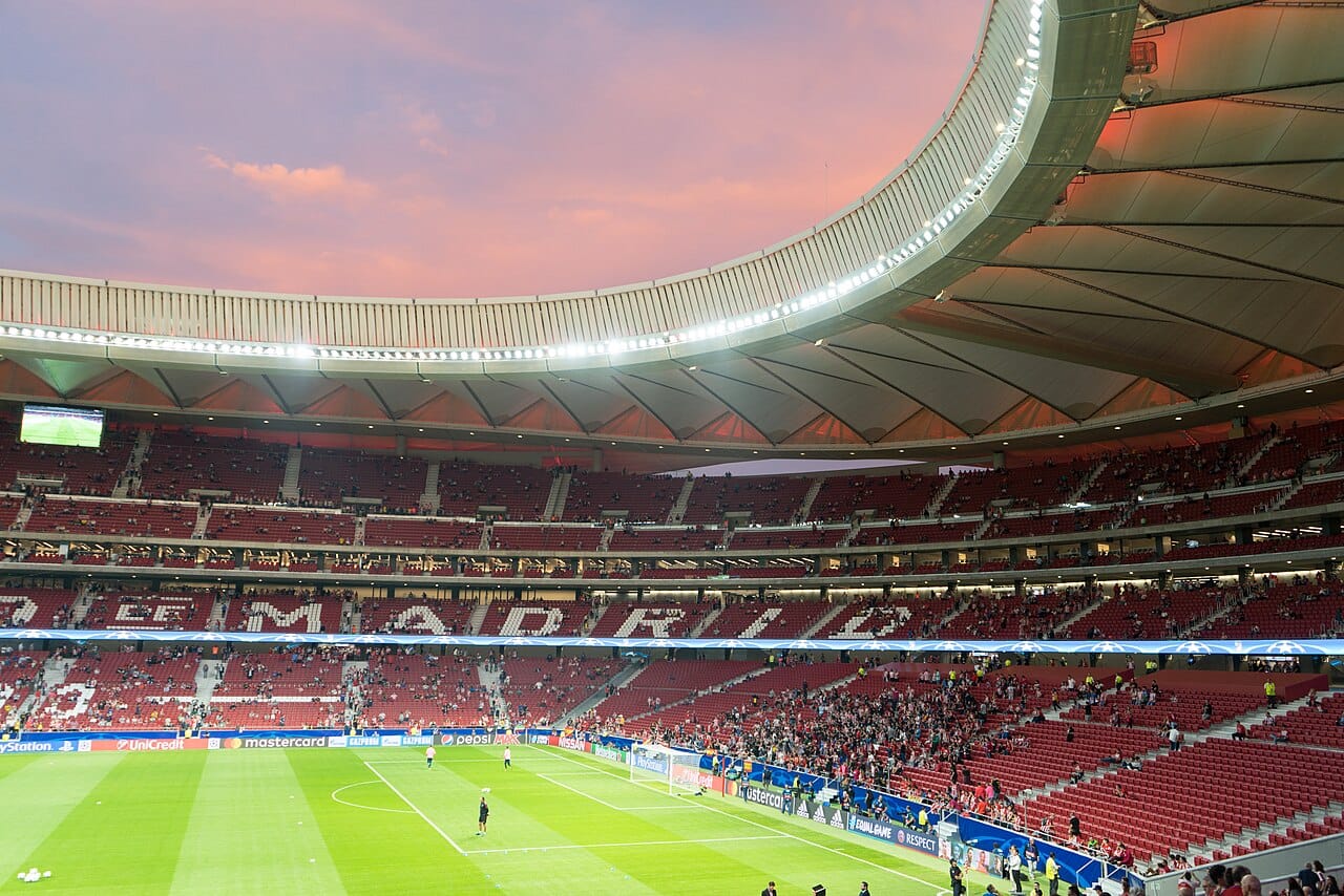 Estadio Metropolitano in Madrid, host of the 2027 Champions League final